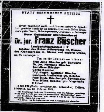 Dr. Franz Büscher