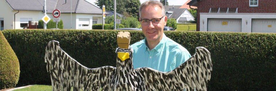 Brudermeister mit Vogel