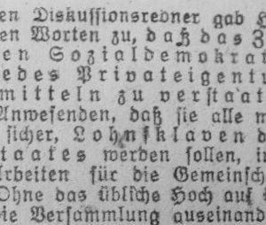 Westfälischer Volksfreund am 14.1.1919 (4 von 4) - Sozialdemokratische Vers.