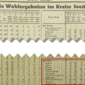 Soester Anzeiger vom 1. August 1932