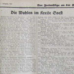 Der Freimütige an der Haar vom 6. März 1933